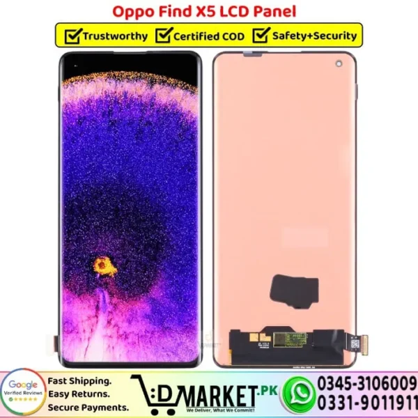 Oppo Find X5 LCD Panel Unit Screen Display - DMarket.Pk
