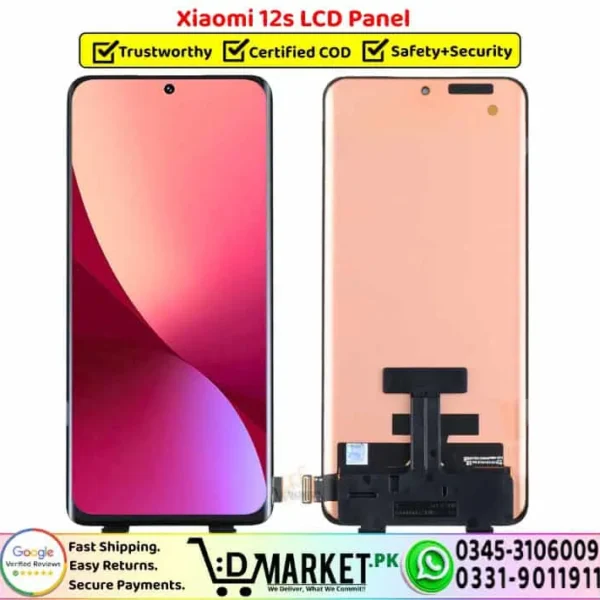 Xiaomi 12s LCD Panel Unit Screen Display - DMarket.Pk