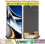 Xiaomi Redmi Note 10 Pro 4G LCD Panel Screen Display - DMarket.Pk