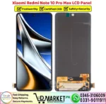 Xiaomi Redmi Note 10 Pro Max LCD Panel Screen Display - DMarket.Pk