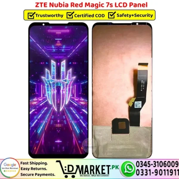 ZTE Nubia Red Magic 7s LCD Panel Unit Display Screen - DMarket.Pk