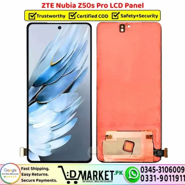 ZTE Nubia Z50s Pro LCD Panel Unit Screen Display - DMarket.Pk