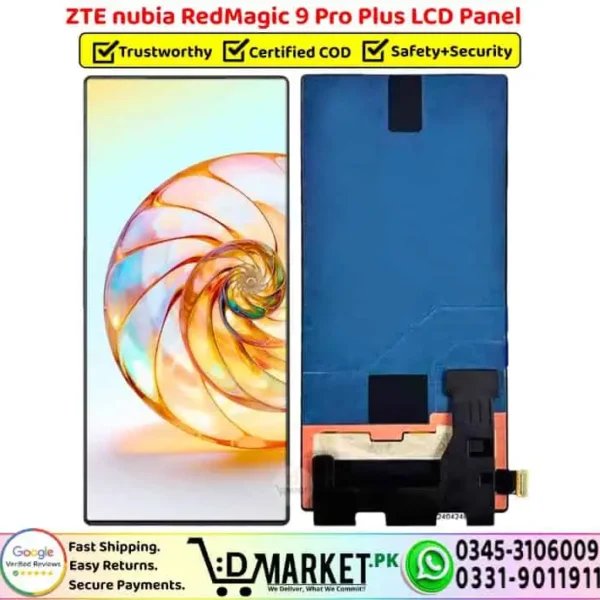ZTE nubia RedMagic 9 Pro Plus LCD Panel Unit Display Screen - DMarket.Pk