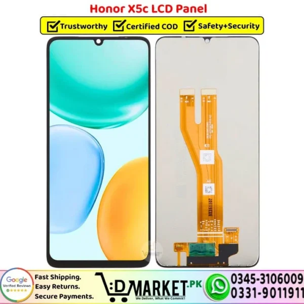 Honor X5c LCD Panel Display Unit Screen - DMarket.Pk