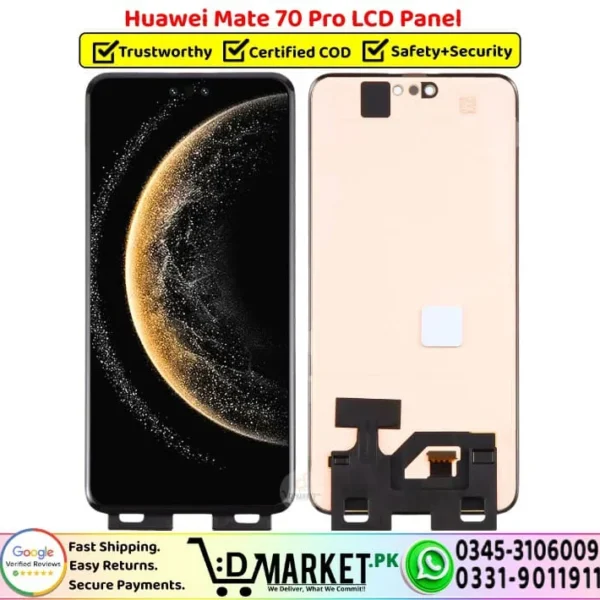 Huawei Mate 70 Pro LCD Panel Display Unit Screen - DMarket.Pk