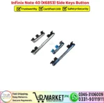 Infinix Note 40 X6853 Side Keys Button Replacement - DMarket.Pk