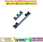 Infinix Note 40 X6853 Side Keys Button Replacement - DMarket.Pk