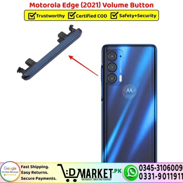 Motorola Edge 2021 Side Keys Button - Volume Button Replacement - DMarket.Pk