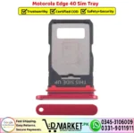 Motorola Edge 40 Sim Tray Replacement - DMarket.Pk