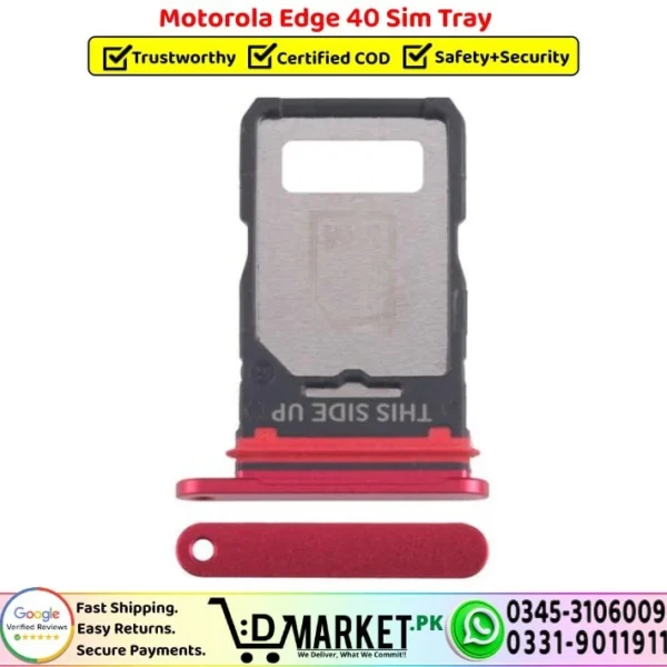 Motorola Edge 40 Sim Tray Replacement - DMarket.Pk