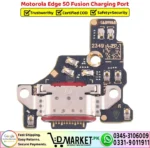 Motorola Edge 50 Fusion Charging Port Board Flex Cable Strip Replacement - DMarket.Pk