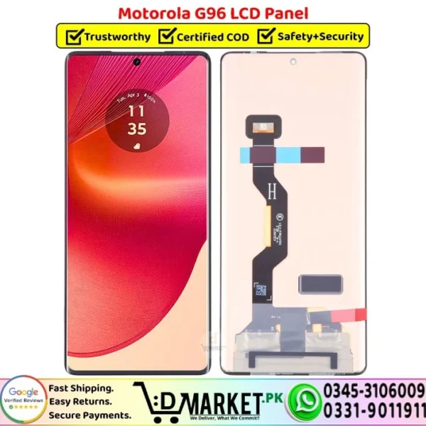 Motorola G96 LCD Panel Unit Screen Display - DMarket.Pk