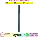 Motorola Moto G Play 2026 Price In Pakistan