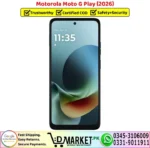 Motorola Moto G Play 2026 Price In Pakistan