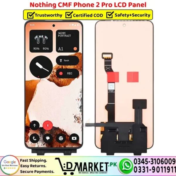 Nothing CMF Phone 2 Pro LCD Panel Unit Display Screen Replacement - DMarket.Pk