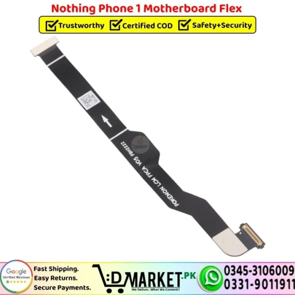 Nothing Phone 1 Motherboard Flex Cable Strip Ribbon Main Flex - DMarket.Pk