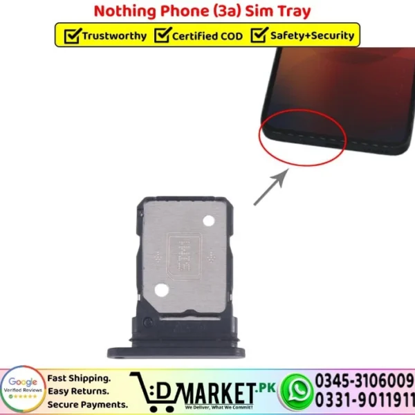Nothing Phone 3A Sim Tray Replacement - DMarket.Pk