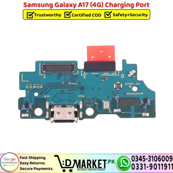 Samsung Galaxy A17 4G Charging Port Flex Cable Strip Replacement - DMarket.Pk