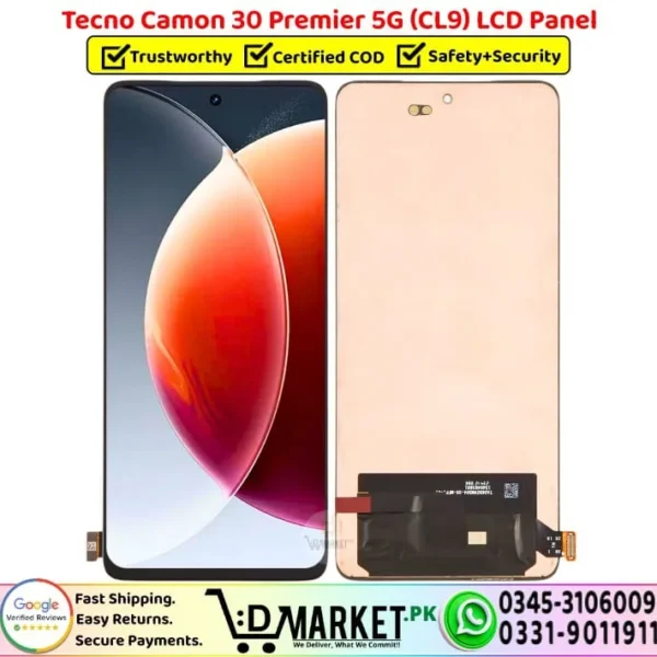 Tecno Camon 30 Premier 5G CL9 LCD Panel Display Unit Screen - DMarket.Pk