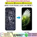 Tecno Spark 40 Pro 4G LCD Panel Display Unit Screen - DMarket.Pk