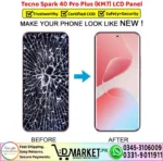 Tecno Spark 40 Pro Plus LCD Panel Unit Screen Display Replacement - DMarket.Pk