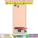 Tecno Spark 40 Pro Plus LCD Panel Unit Screen Display Replacement - DMarket.Pk