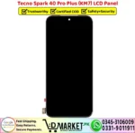 Tecno Spark 40 Pro Plus LCD Panel Unit Screen Display Replacement - DMarket.Pk