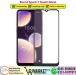 Tecno Spark 7 Touch Glass Replacement - DMarket.Pk