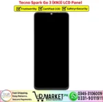 Tecno Spark Go 3 KN3 LCD Panel Display Unit Screen - DMarket.Pk