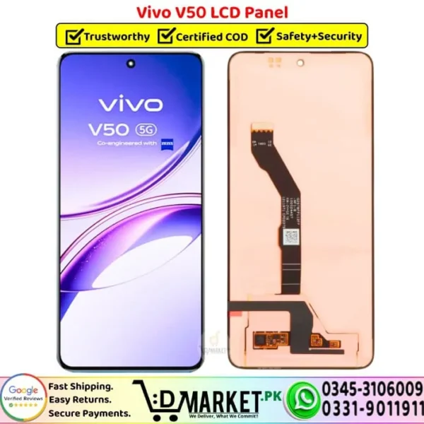 Vivo V50 LCD Panel Unit Screen Display - DMarket.Pk