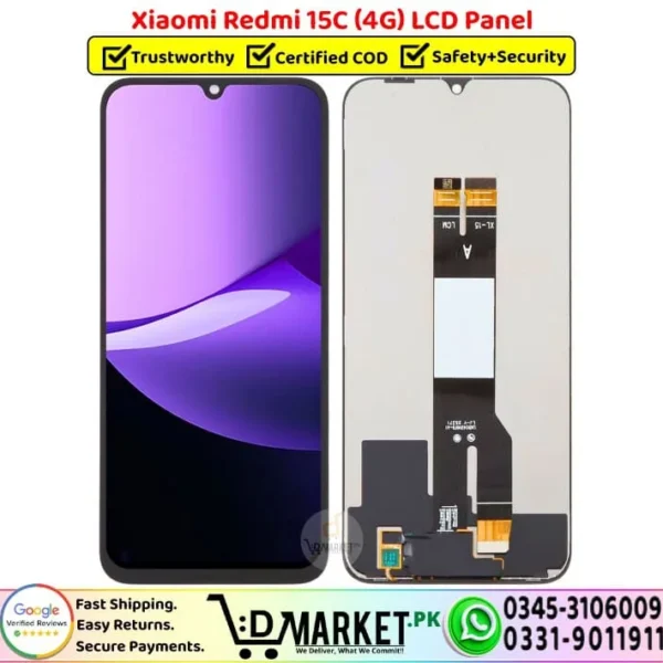 Xiaomi Redmi 15C 4G LCD Panel Unit Display Screen Replacement - DMarket.Pk