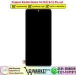 Xiaomi Redmi Note 14 4G LCD Panel Price In Pakistan