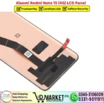 Xiaomi Redmi Note 15 4G LCD Panel Unit Screen Display - DMarket.Pk