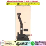 Xiaomi Redmi Note 15 4G LCD Panel Unit Screen Display - DMarket.Pk