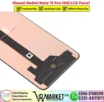 Xiaomi Redmi Note 15 Pro 4G LCD Panel Unit Screen Display - DMarket.Pk