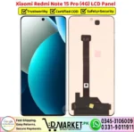 Xiaomi Redmi Note 15 Pro 4G LCD Panel Unit Screen Display - DMarket.Pk