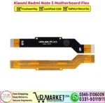Xiaomi Redmi Note 5 Motherboard Flex Cable Strip Ribbon Main Flex - DMarket.Pk