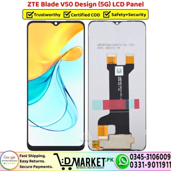 ZTE Blade V50 Design 5G LCD Panel Unit Display Screen - DMarket.Pk