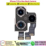 iPhone 11 Pro Max Back Camera Rear Camera Replacement - DMarket.Pk