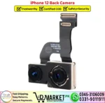 iPhone 12 Back Camera Rear Camera Replacement - DMarket.Pk