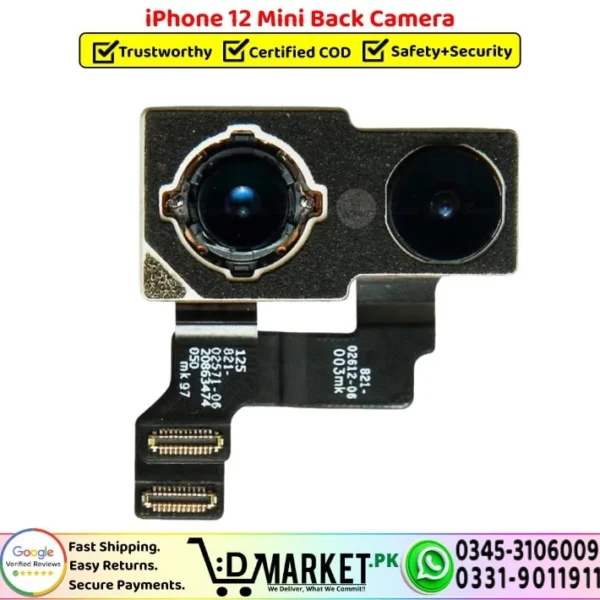 iPhone 12 Mini Back Camera Rear Camera Replacement - DMarket.Pk