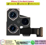 iPhone 12 Pro Back Camera Rear Camera Replacement - DMarket.Pk