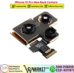 iPhone 12 Pro Max Back Camera Rear Camera Replacement - DMarket.Pk