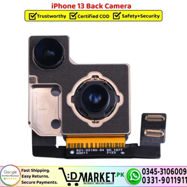 iPhone 13 Back Camera Rear Camera Replacement - DMarket.Pk
