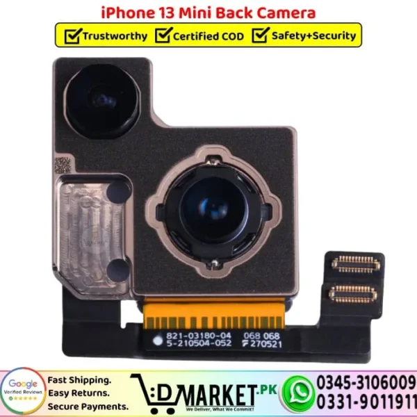 iPhone 13 Mini Back Camera Rear Camera Replacement - DMarket.Pk