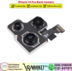 iPhone 14 Pro Back Camera Rear Camera Replacement - DMarket.Pk