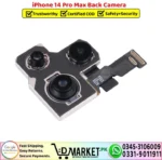 iPhone 14 Pro Max Back Camera Rear Camera Replacement - DMarket.Pk