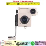 iPhone 15 Back Camera Rear Camera Replacement - DMarket.Pk