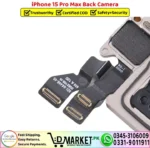 iPhone 15 Pro Max Back Camera Rear Camera Replacement - DMarket.Pk