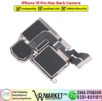 iPhone 15 Pro Max Back Camera Rear Camera Replacement - DMarket.Pk